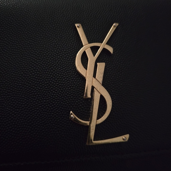 YSL Saint Laurent Kate Grain de Poudre Shoulder Clutch Crossbody BAG - Picture 9 of 15